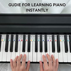 Removable Piano Keyboard Note Labels 88 Key Full Size