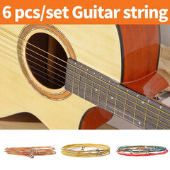 High Steel Acoustic Guitar Strings Set of 6 Replacement Strings