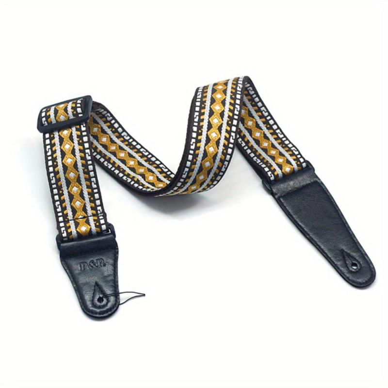 Unique Embroidered Guitar Strap - Add Style to Your Music