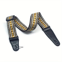 Unique Embroidered Guitar Strap - Add Style to Your Music