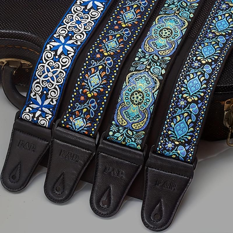 Unique Embroidered Guitar Strap - Add Style to Your Music