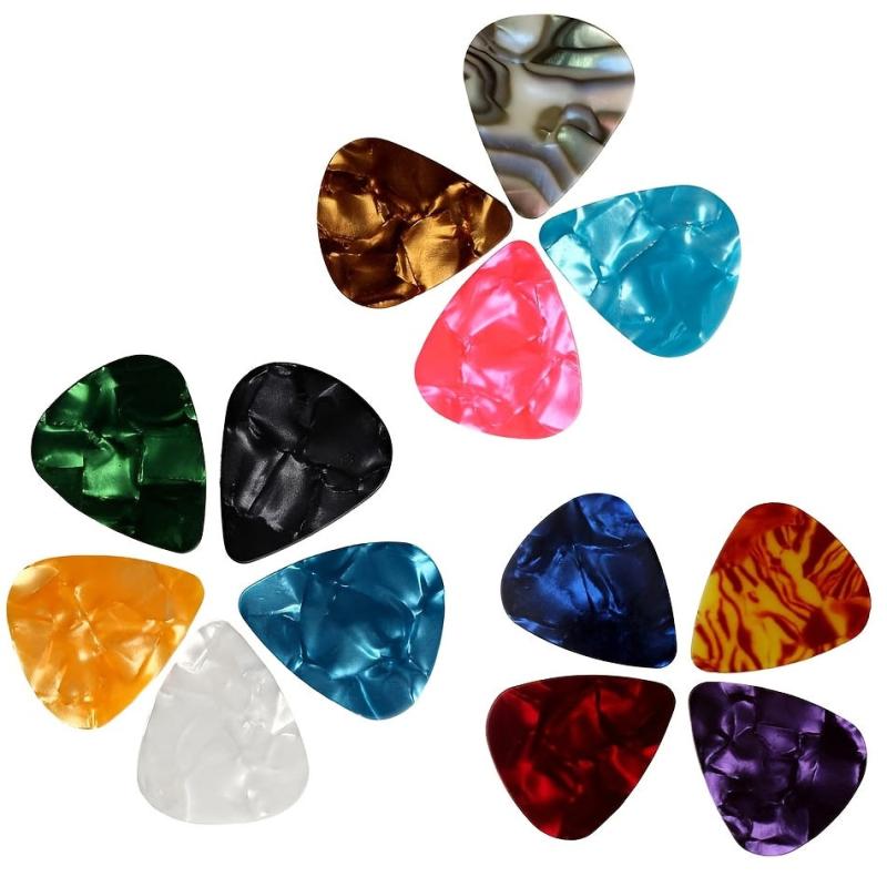 Colorful Guitar and Ukulele Picks 0.46mm Thickness Random Assortment