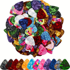Colorful Guitar and Ukulele Picks 0.46mm Thickness Random Assortment