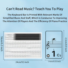 Key Universal Piano Keyboard Stickers for Notation Skills
