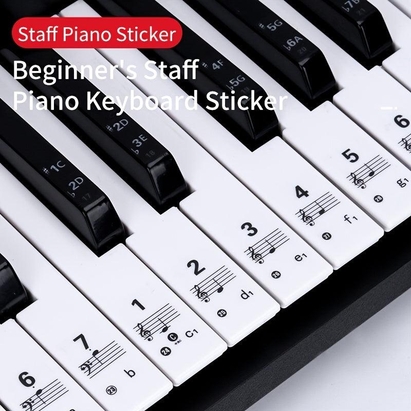 Key Universal Piano Keyboard Stickers for Notation Skills