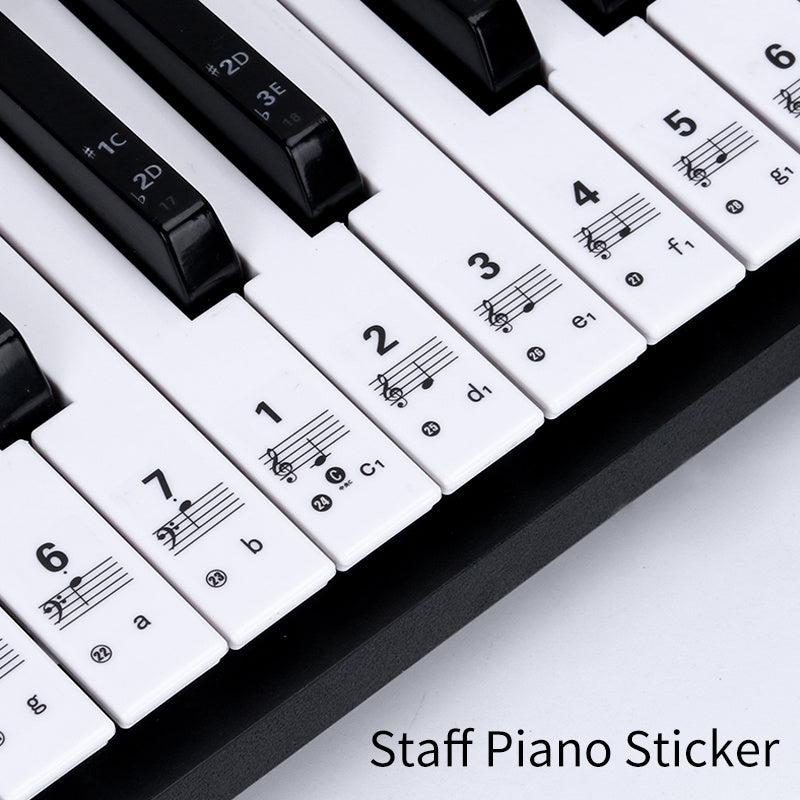 Key Universal Piano Keyboard Stickers for Notation Skills
