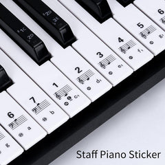 Key Universal Piano Keyboard Stickers for Notation Skills