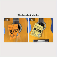 Nylon Treble Strings w/ Silver Plated Wire Wound for Classical Guitars