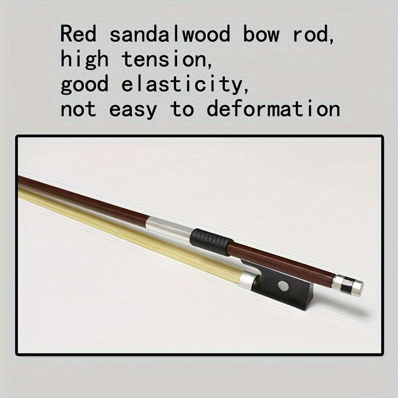 Violin Bow 1/2 & 4/4 Sizes Rosewood Stick Horsehair Stable