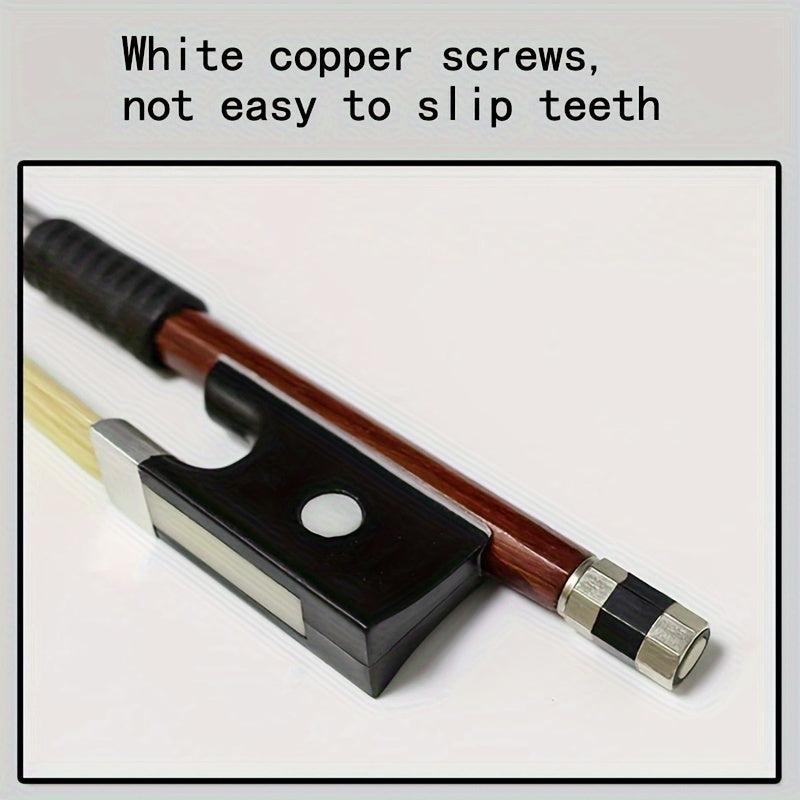 Violin Bow 1/2 & 4/4 Sizes Rosewood Stick Horsehair Stable