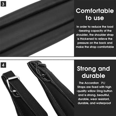 Adjustable Accordion PU Straps Buckle 120 Bass Shoulder Harness Belts