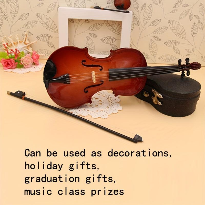 Mini Violin Simulation Set - Wood Handcrafted