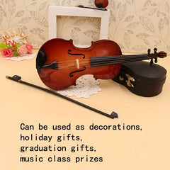 Mini Violin Simulation Set - Wood Handcrafted