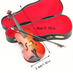 Mini Violin Simulation Set - Wood Handcrafted