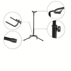 Compact Vertical Guitar Stand Foldable for Easy Storage