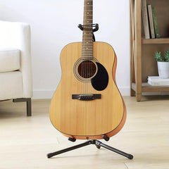 Compact Vertical Guitar Stand Foldable for Easy Storage