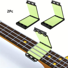 Dual Guitar String Cleaner for Guitar, Bass, Ukulele