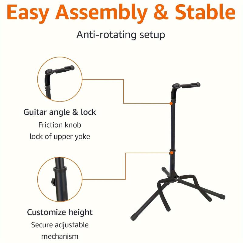Adjustable Folding Guitar/Bass Stand