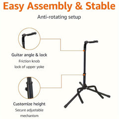 Adjustable Folding Guitar/Bass Stand