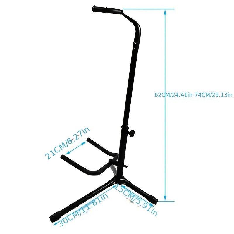 Foldable Guitar Floor Stand Tripod Holder Acoustic Bass Musical Instrument