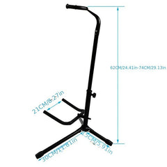 Foldable Guitar Floor Stand Tripod Holder Acoustic Bass Musical Instrument