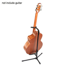 Foldable Guitar Floor Stand Tripod Holder Acoustic Bass Musical Instrument
