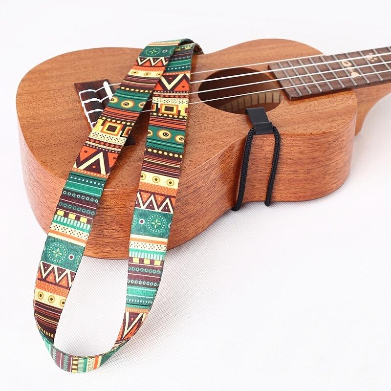 Ukulele Neck Strap Ethnic for Comfortable Playing Essential Accessory