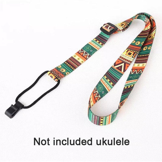 Ukulele Neck Strap Ethnic for Comfortable Playing Essential Accessory