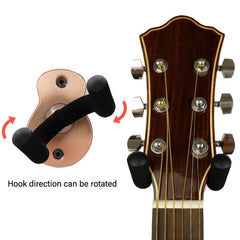 Metal Guitar Hanger Wall Mount Stand Rack Bracket for Guitar and Bass