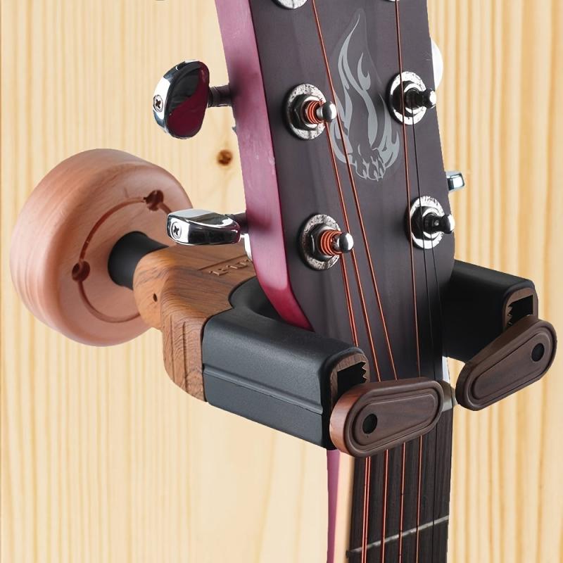 Auto Lock Guitar Wall Mount Hanger - Securely Display Your Guitar