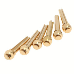 6pcs Pure Copper Brass Guitar Bridge Pins for Folk Acoustic Guitar