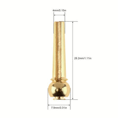 6pcs Pure Copper Brass Guitar Bridge Pins for Folk Acoustic Guitar