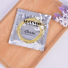 6pcs Acoustic Guitar Strings Brass Steel Core Strings