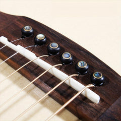 Ebony Guitar Bridge Bolt with Solid String Cone