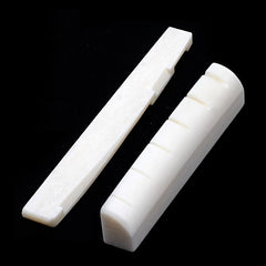 Bone Guitar Upper & Lower Bridge Saddle Acoustic Guitar String Bridge
