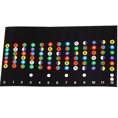 Guitar Fretboard Stickers Note Stickers Learn Guitar Music Stickers