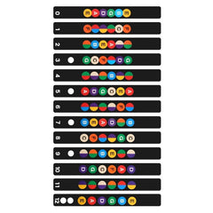 Guitar Fretboard Stickers Note Stickers Learn Guitar Music Stickers