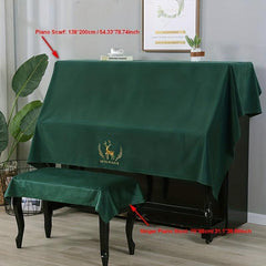 Nordic Style Piano Cover Cloth Half or Full Cover