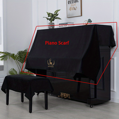 Nordic Style Piano Cover Cloth Half or Full Cover
