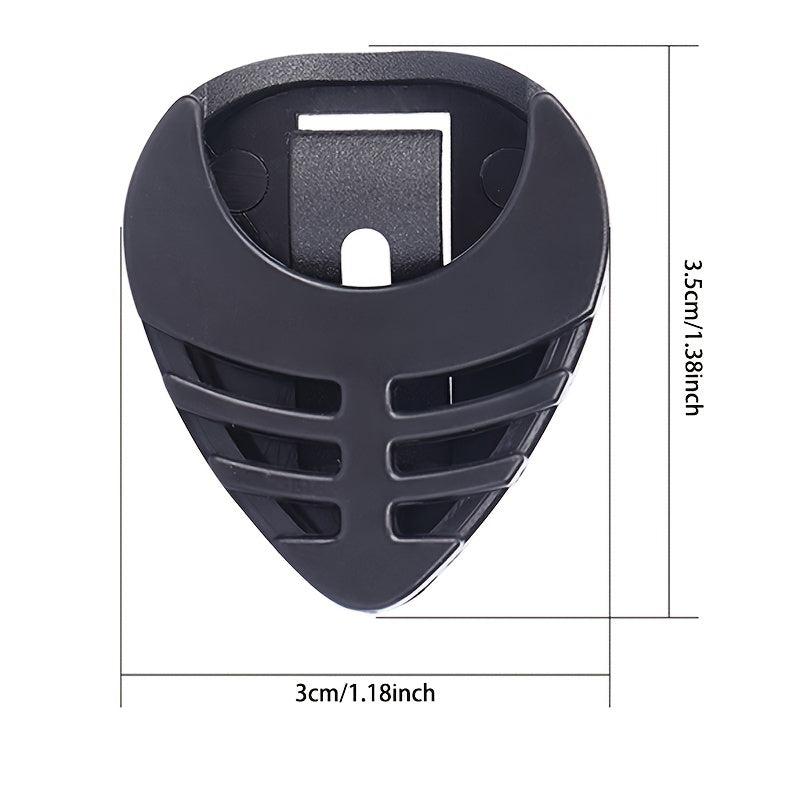 Guitar Pick Holder 6pcs Plastic Stick-on Adhesive Spring Guitar Accessories