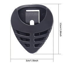Guitar Pick Holder 6pcs Plastic Stick-on Adhesive Spring Guitar Accessories