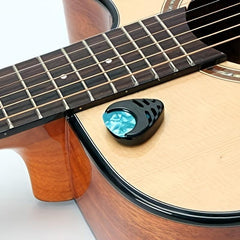 Guitar Pick Holder 6pcs Plastic Stick-on Adhesive Spring Guitar Accessories