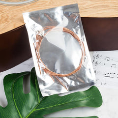 6pcs High Pure Copper Guitar Strings for Enhanced Acoustic Sound
