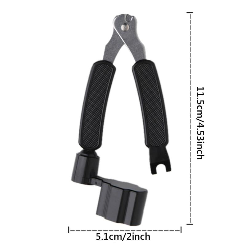 3-In-1 Guitar String Changer Winder Pin Puller Cutter