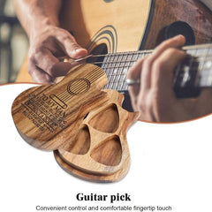 Wooden Guitar Picks Holder TO MY MAN for Christmas Halloween Thanksgiving
