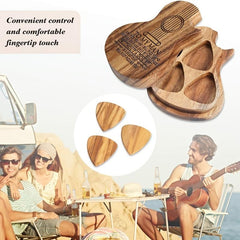 Wooden Guitar Picks Holder TO MY MAN for Christmas Halloween Thanksgiving