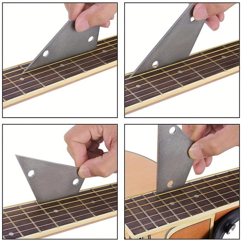 3pcs Guitar Neck Notching Tool String Action Ruler Gauge and Leveling