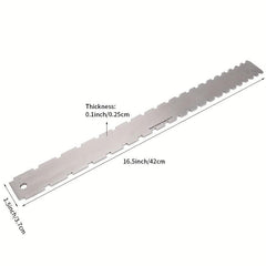 3pcs Guitar Neck Notching Tool String Action Ruler Gauge and Leveling