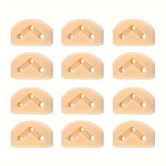 12pcs Guitar String Rollers Guides Locks Nut Block Clamp