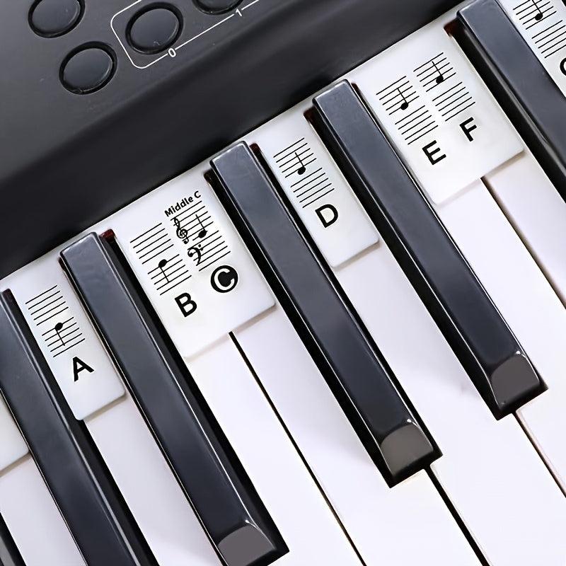 88 Keys Detachable Piano Keyboard Note Label